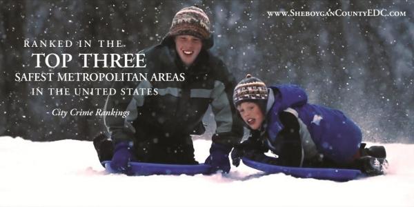 Picture:  Sheboygan County one of the safest MSAs in the United States.
